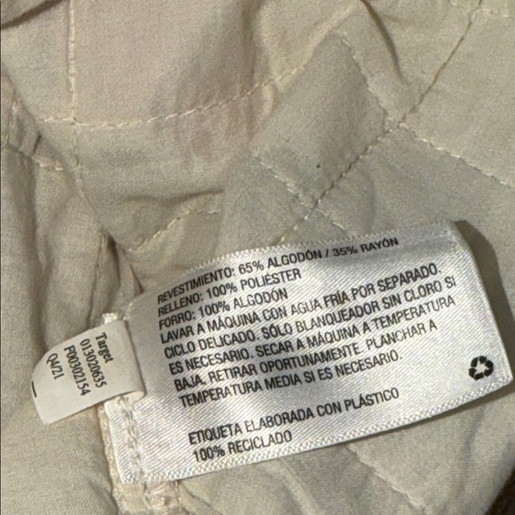 Universal Thread Women’s Quilted Sweatshirt Pullover Cream/Multicolor Size Large - Picture 6 of 8